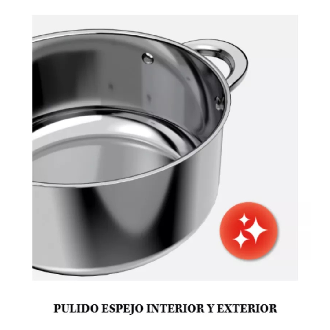 Bateria de Cocina 7 Piezas Wens