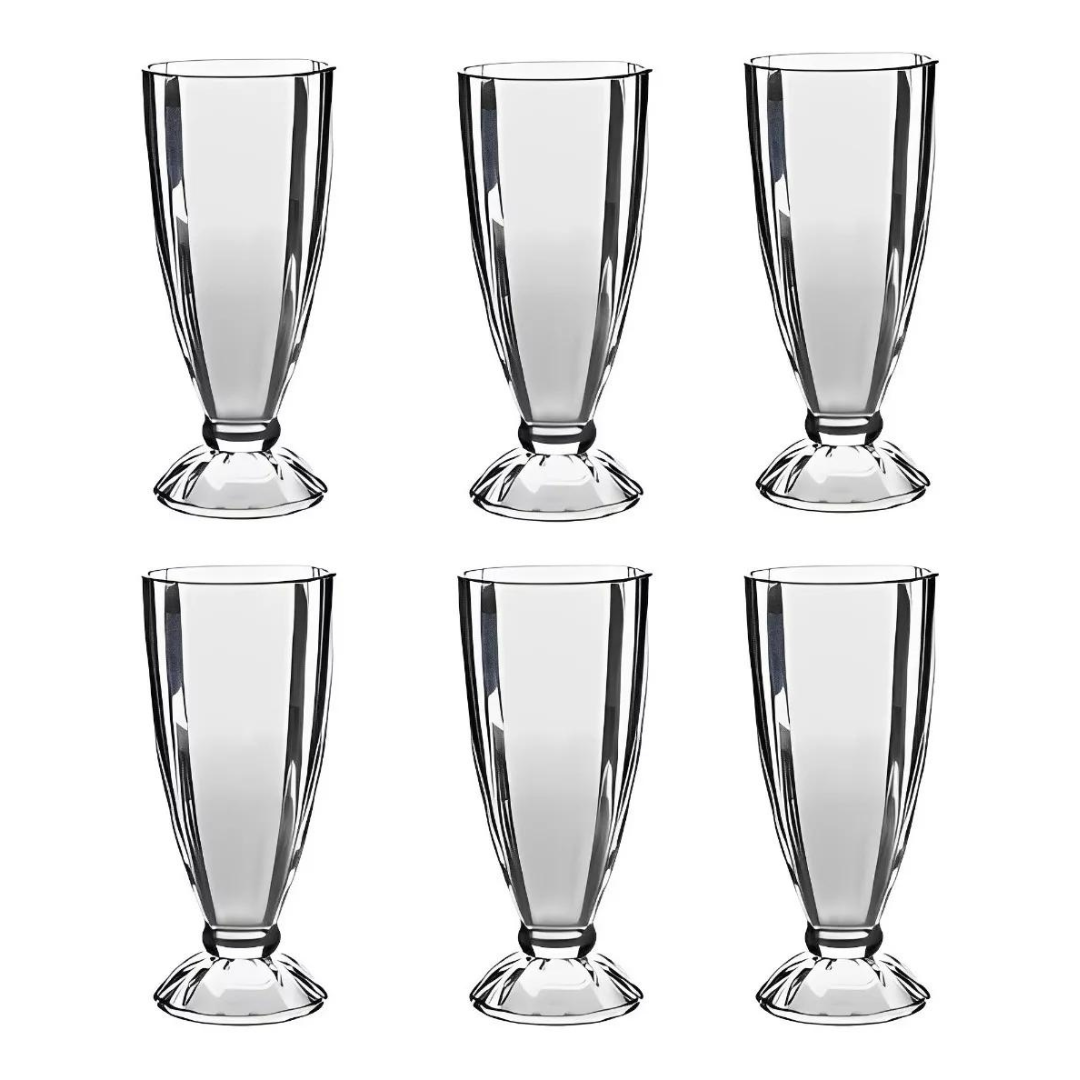 Set de 6 Copas de Helado Milkshake Allegra 360 ml Altus