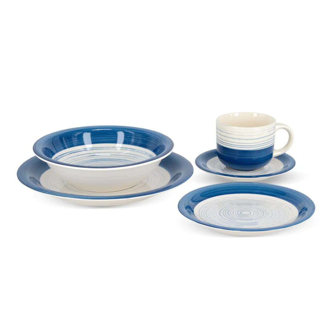 Juego de Vajilla Loza 30 Piezas Porcelana Amelie