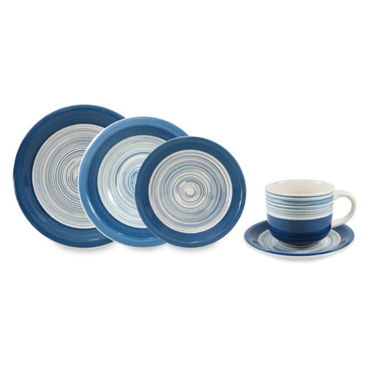 Juego de Vajilla Loza 30 Piezas Porcelana Amelie