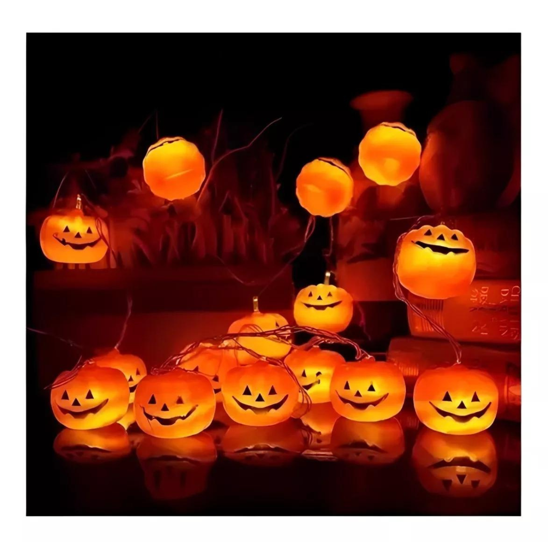Luces de Calabazas para Decoracion Halloween + Pilas AA
