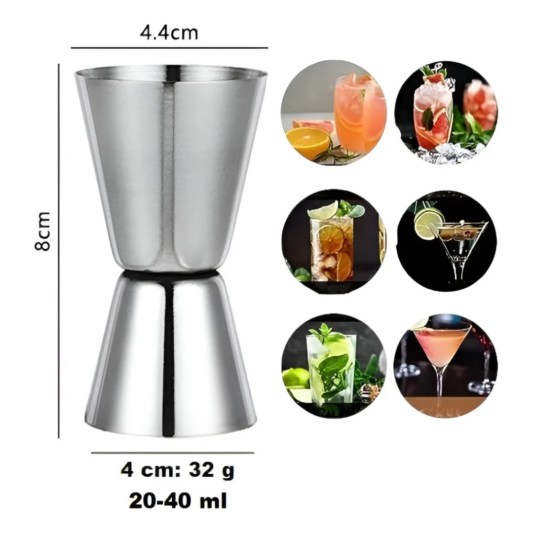 Medidor de Tragos Jigger 30/60 ml Cuiner Profesional