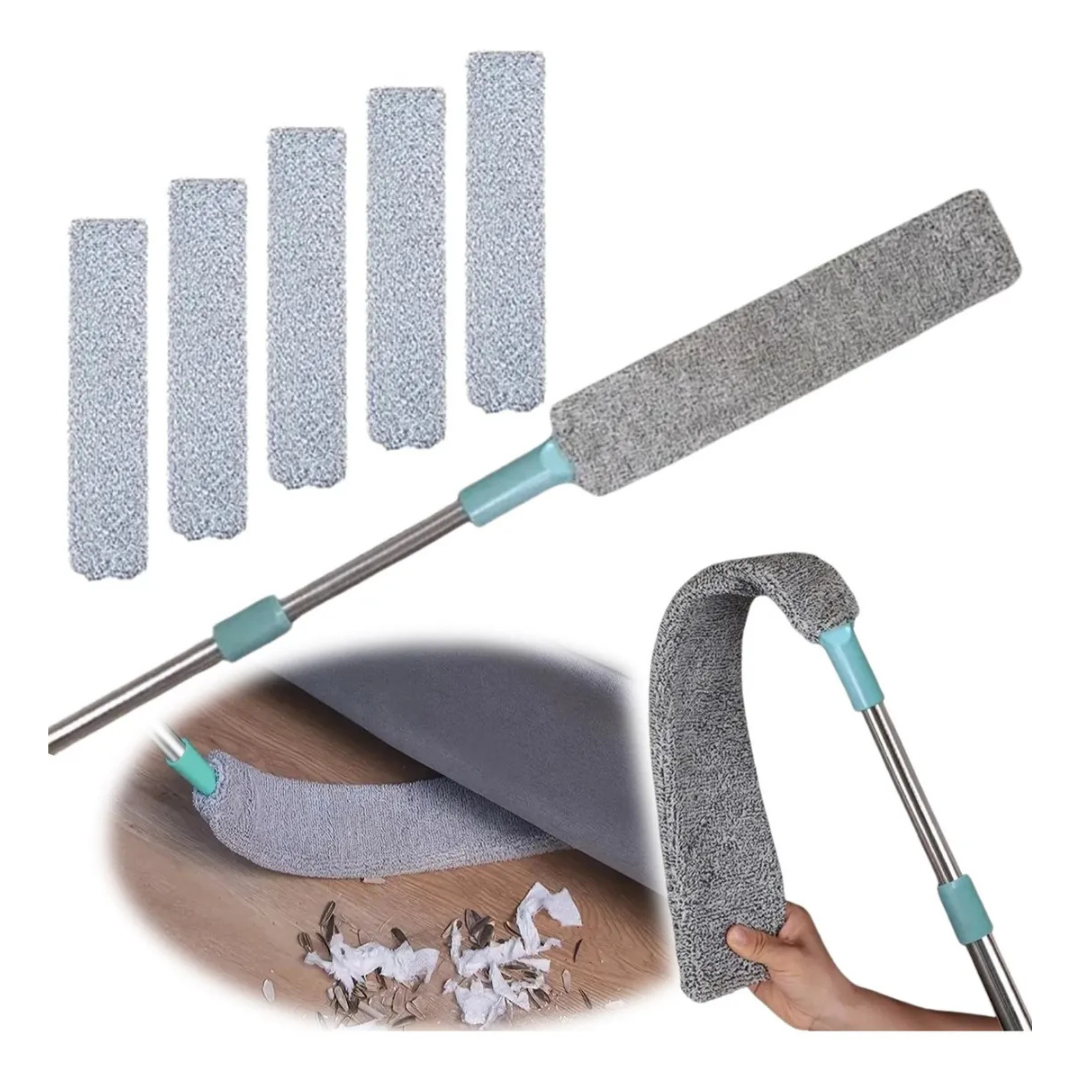 Trapero Plano de Microfibra Atrapapolvo Reutilizable