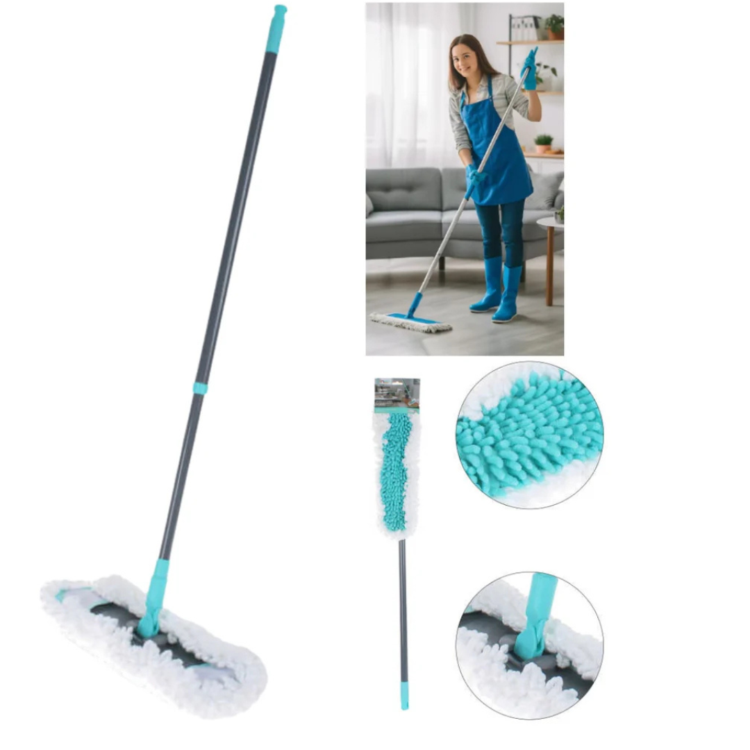 Trapero con Mopa de Microfibra 44 cm con Mango extensible