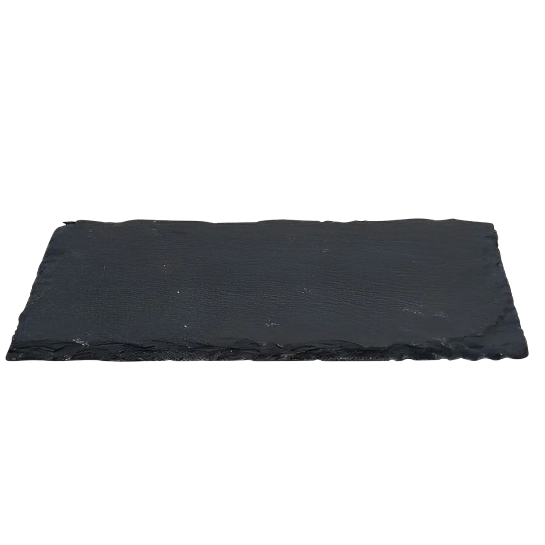 Plato Tabla de Piedra Pizarra Wayu 30x20cm Aperitivos