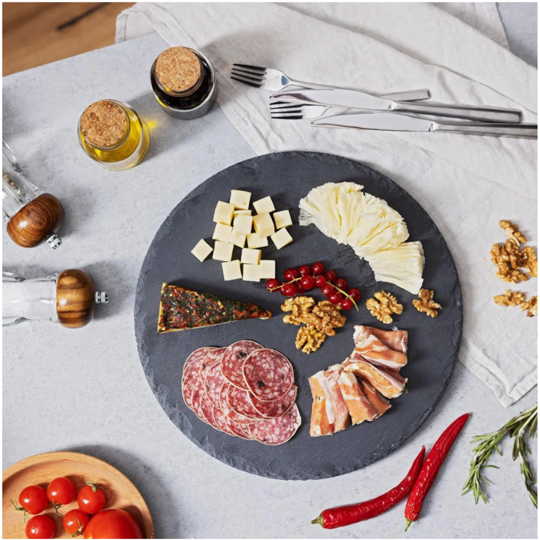 Plato de Piedra Pizarra Giratorio 33 CM Wayu