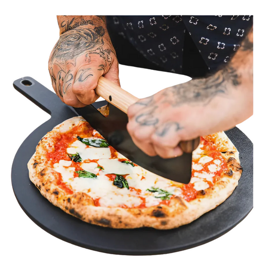 Plato de Pizza Piedra Pizarra 42x32cm Wayu