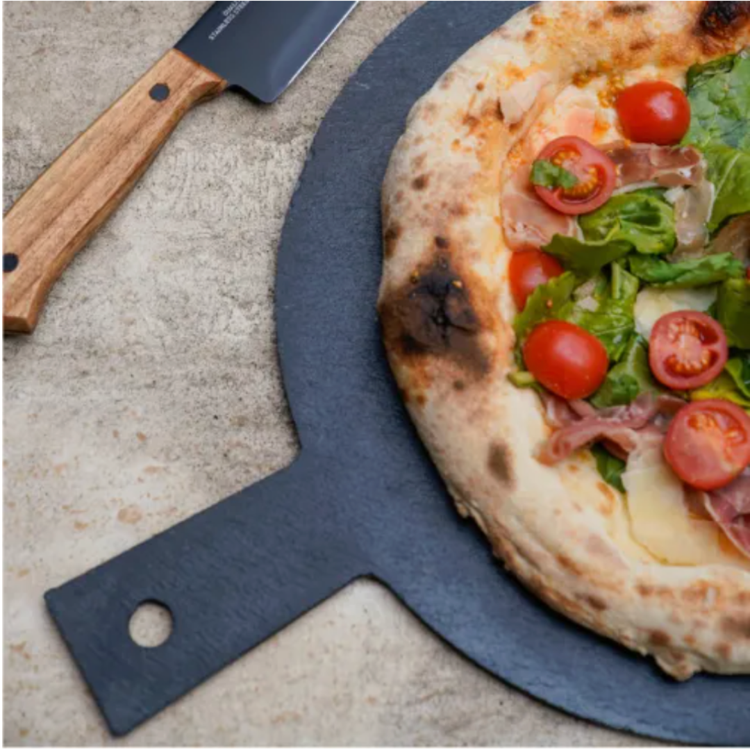 Plato de Pizza Piedra Pizarra 42x32cm Wayu