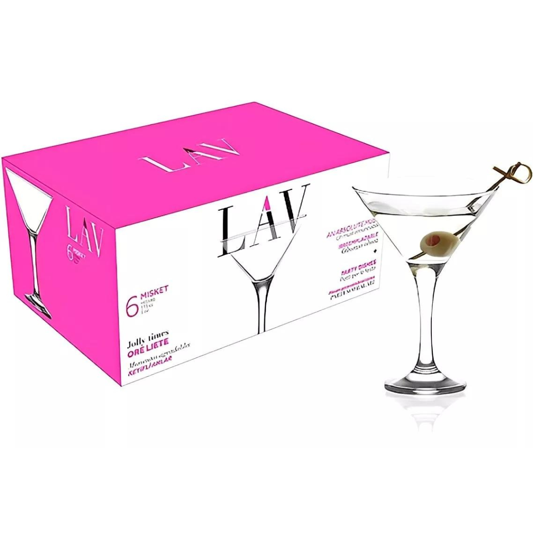 Set 6 Copas Martini LAV 175 ML