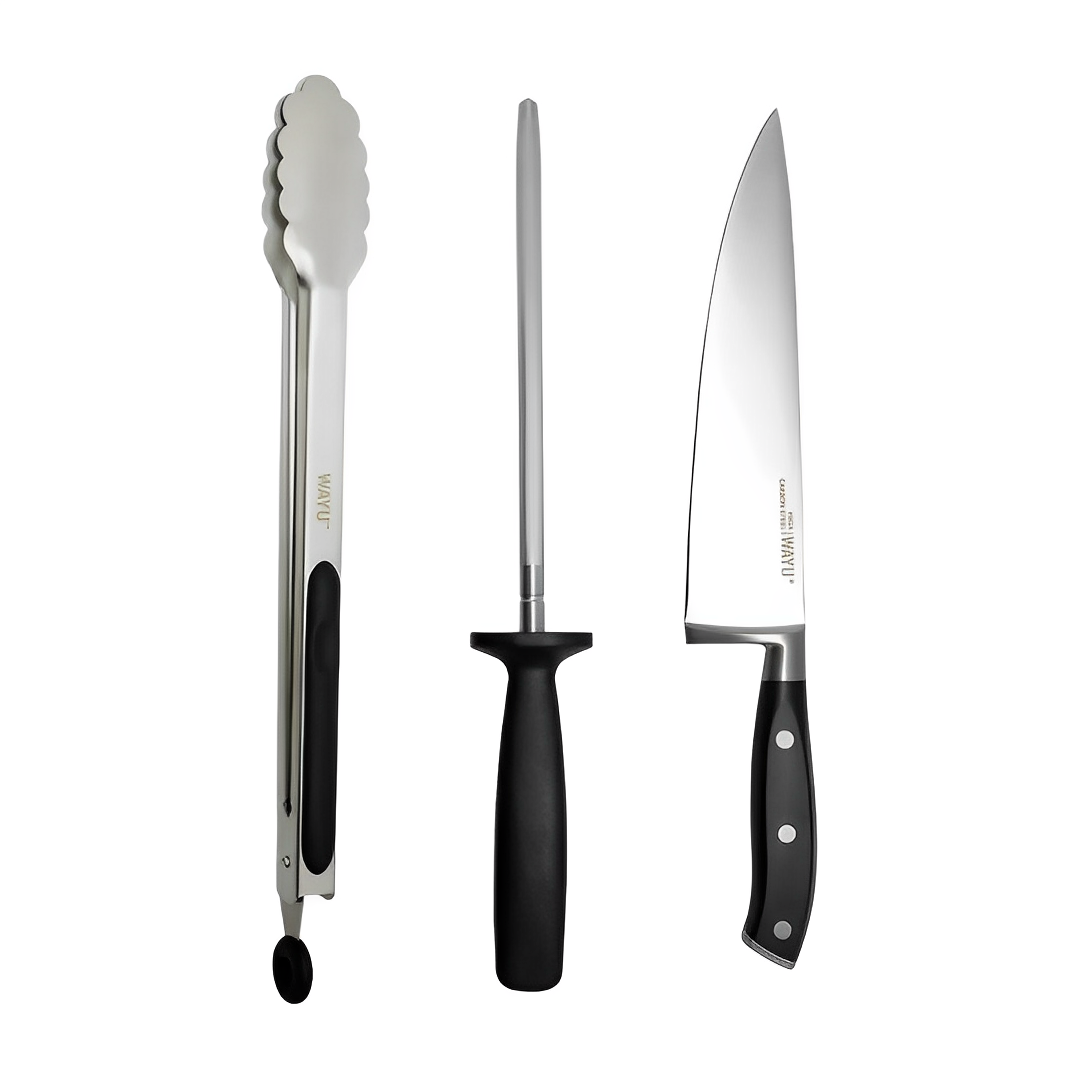 Set Parrillero Wayu 4 Piezas con Funda