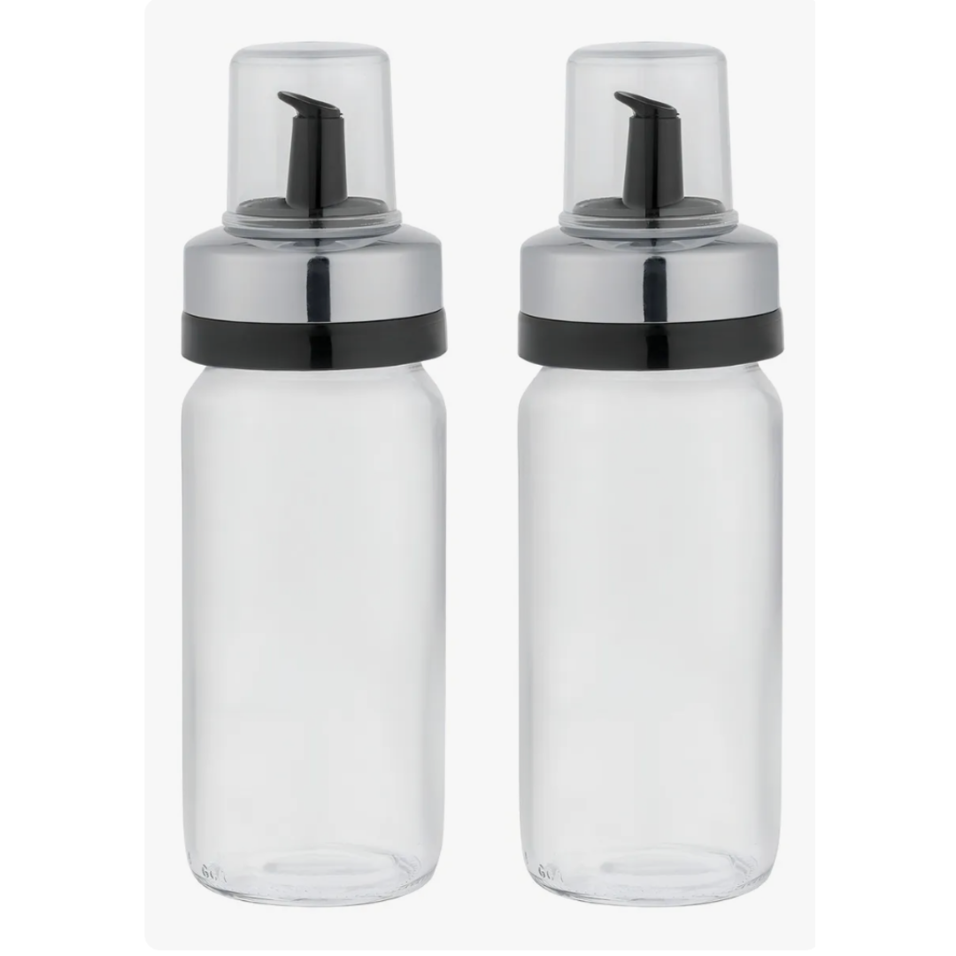 Set Alcuza 2 Botellas Aceite y Vinagre 250cc