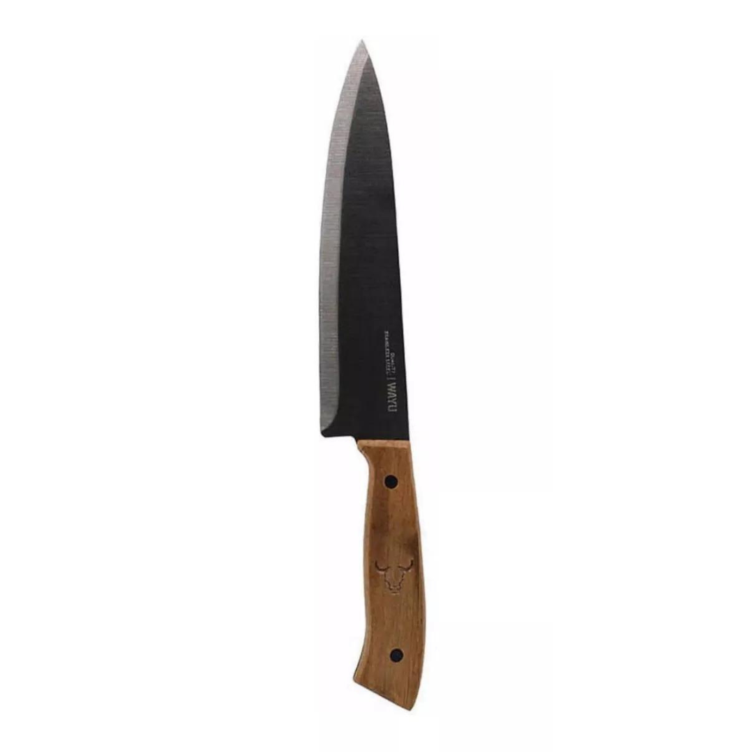 Set Parrillero Wayu Regalo (Delantal + Cuchillo + Tenedor + Tabla + Guante)
