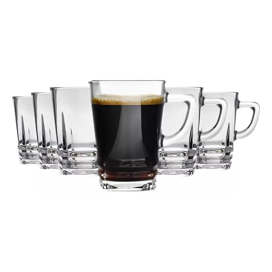 Set 6 Taza para Cafe Marca LAV de 225 Ml Elegantes