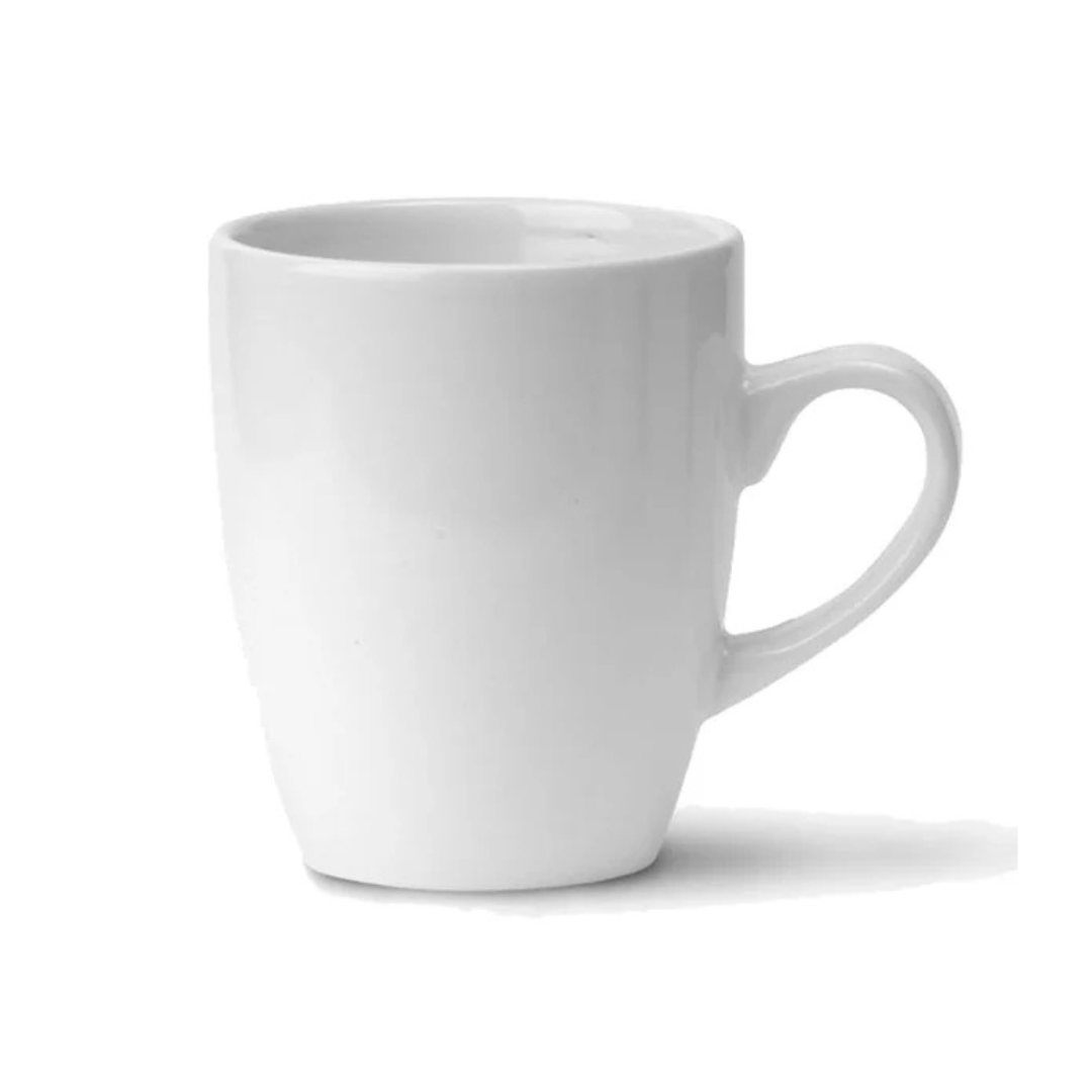 Tazon Blanco de Ceramica 325 Ml Bullet