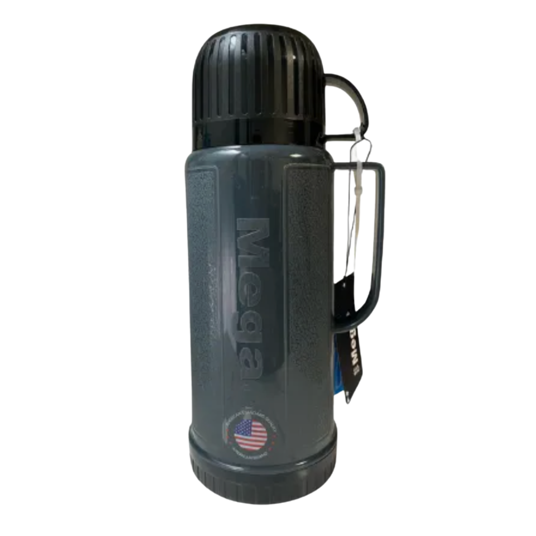 Termo De Agua 1 Litro Mega Doble Pared Vidrio