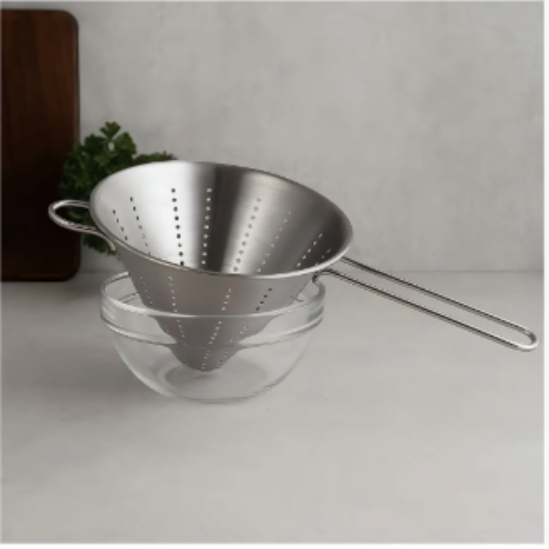 Colador Conico Acero Inoxidable Cuiner 20 cm Cocina