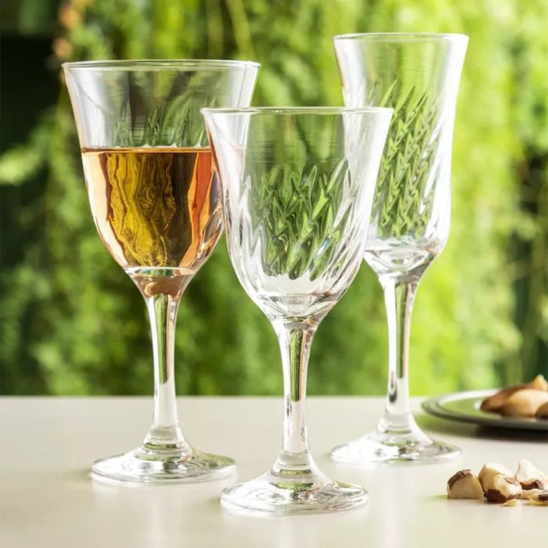 Set 6 Copas de Champagne 195 Ml Nadir Lirio