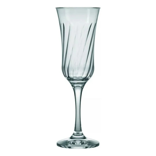Set 6 Copas de Champagne 195 Ml Nadir Lirio