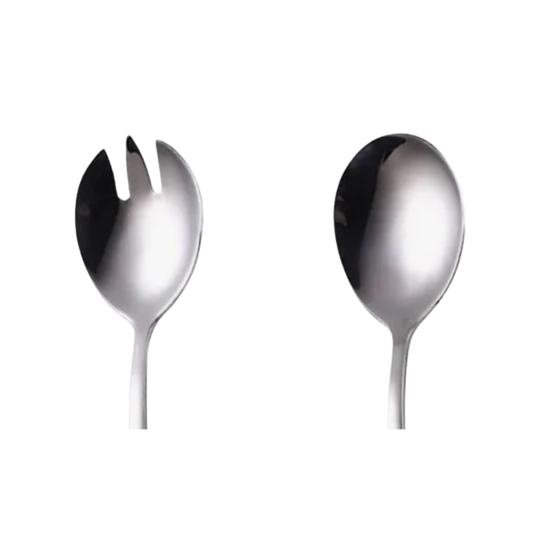 Cuchillería Para Ensaladas Krons Cuchara + Tenedor