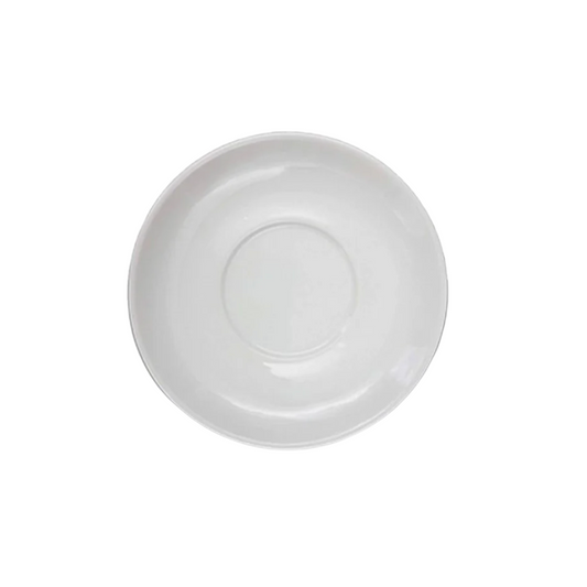 Plato de café 12 cm Wellington blanco apilable porcelana