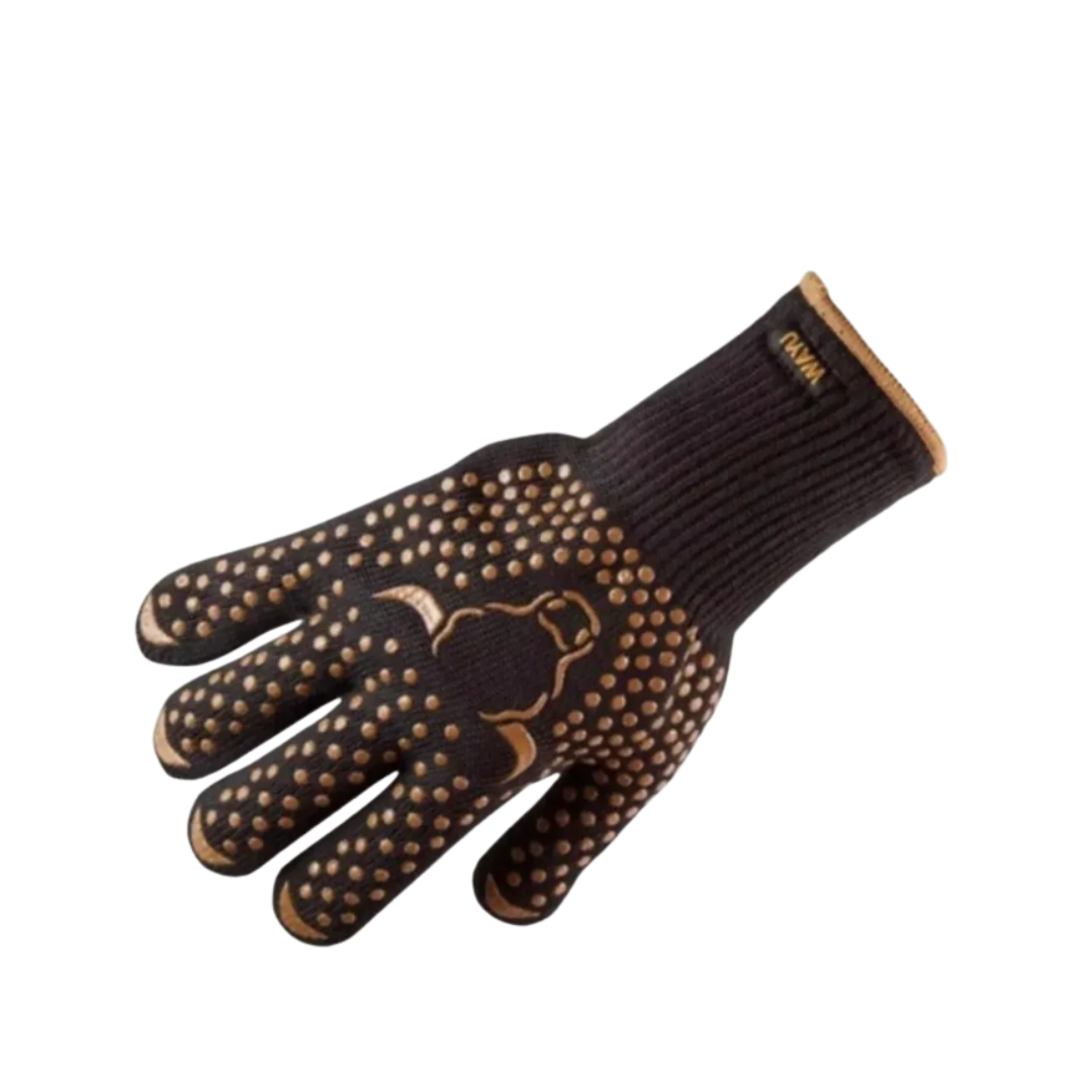 Set Parrillero Wayu Regalo (Delantal + Cuchillo + Tenedor + Tabla + Guante)
