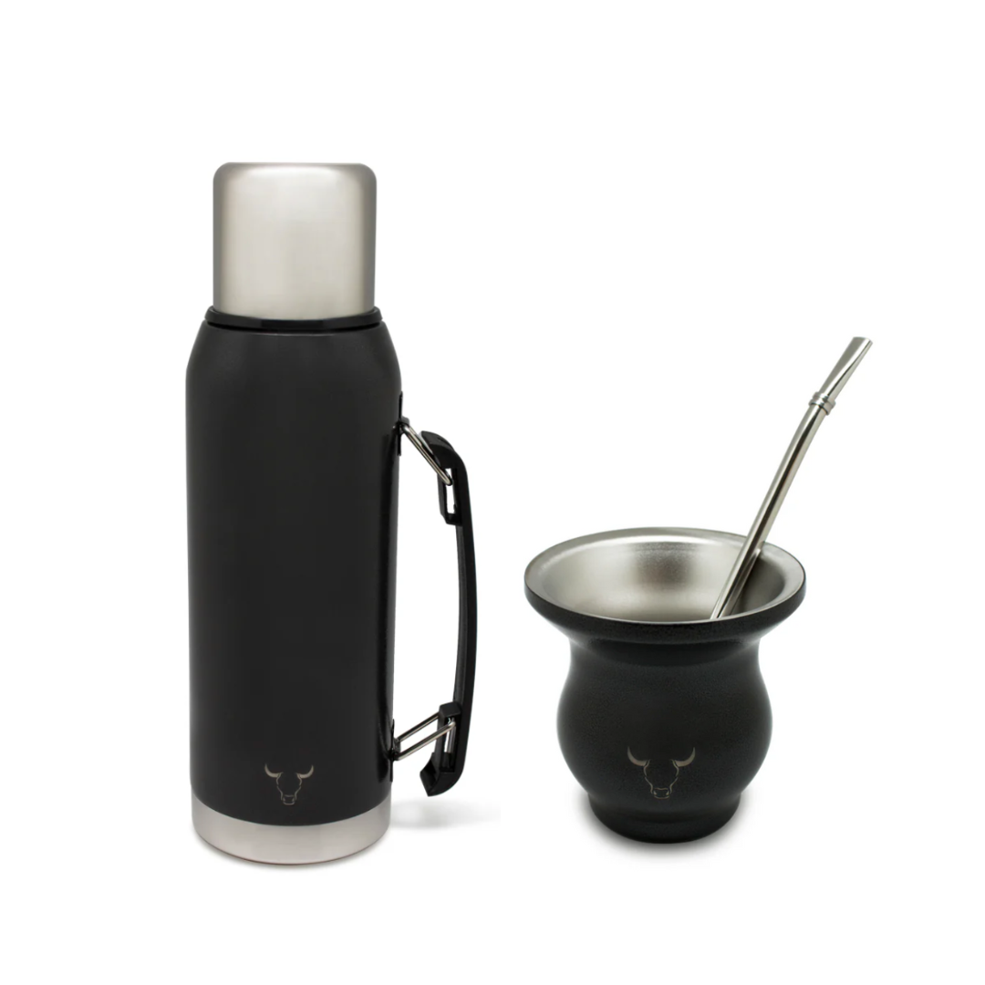Set Termo 1 Litro + Mate Wayu