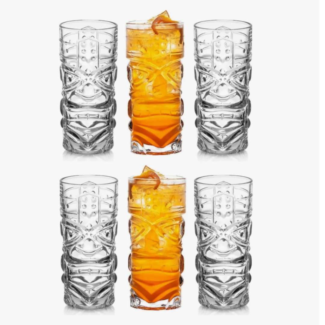 Vasos Tiki 410ml Set x6 Vidrio