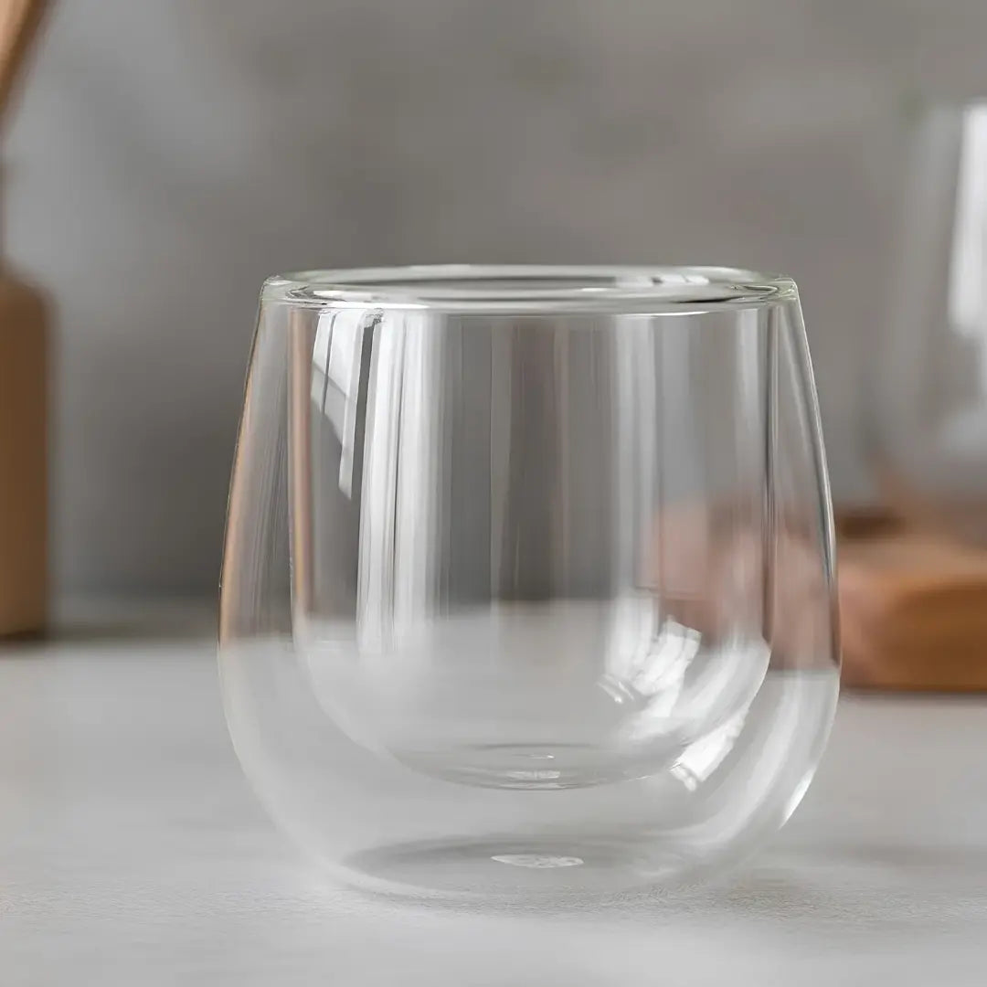 Vasos Doble Pared 90ml Glasso para Espresso | Set 2 Unidades