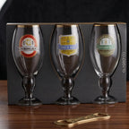 Set de 3 Copones Cerveceros de Vidrio 500ml Glasso Colección