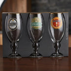 Set de 3 Copones Cerveceros de Vidrio 500ml Glasso Colección