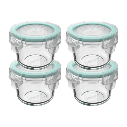 Set 4 Mini Taper para Alimentos Allegra 165 ml Redondos