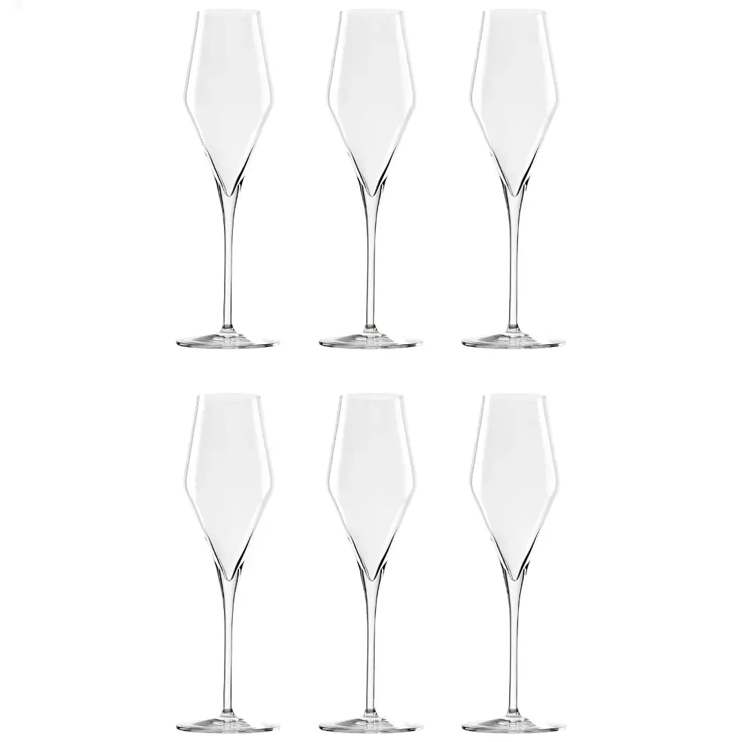 Set 6 Copas Champagne Stölzle Lausitz Quatrophil 290 ml