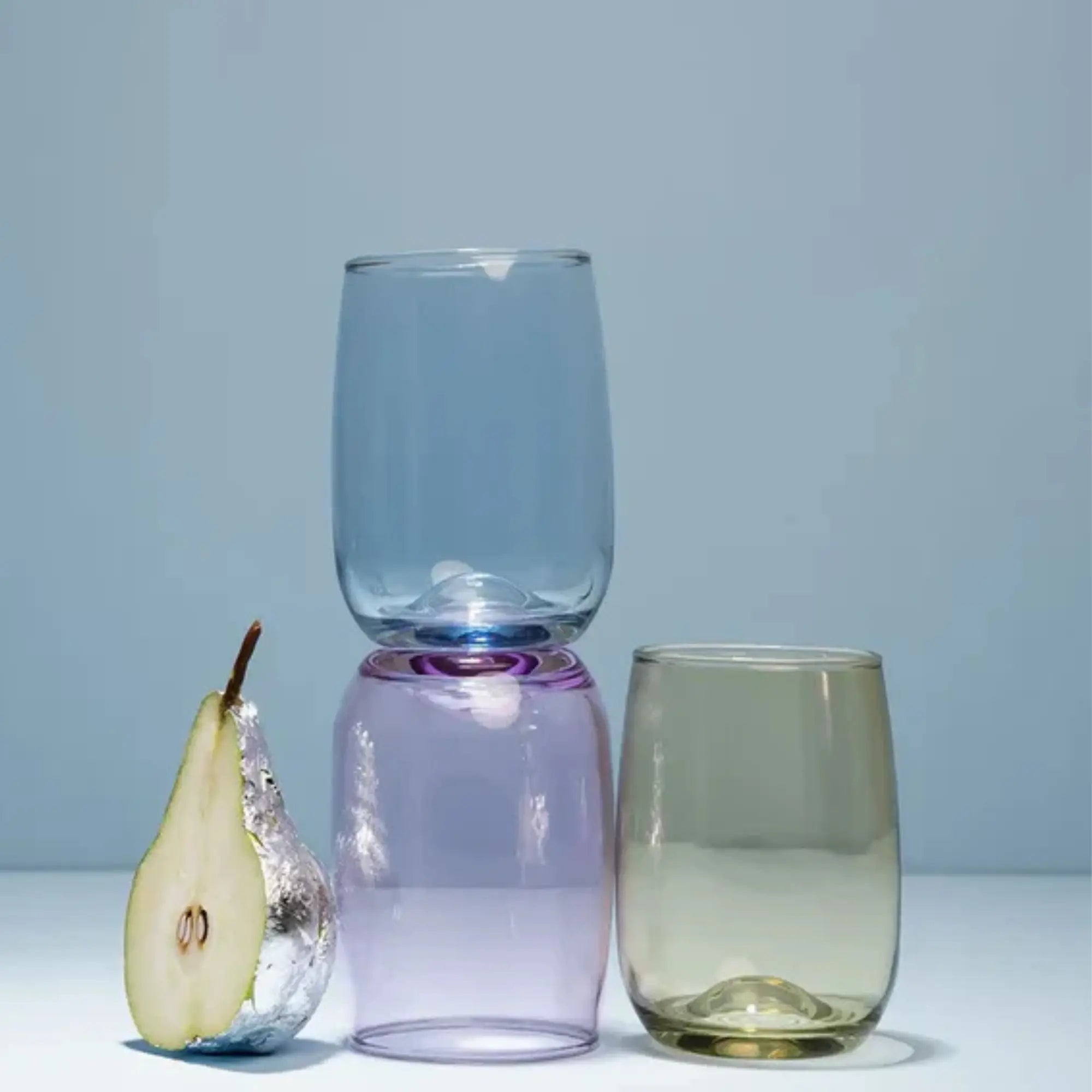 Set de 6 Vasos de Color Nadir Toy 365ml | Vasos de Vidrio