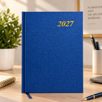 Agenda Planificador 2027 A5 Diaria con Horarios y Separadores Mensuales