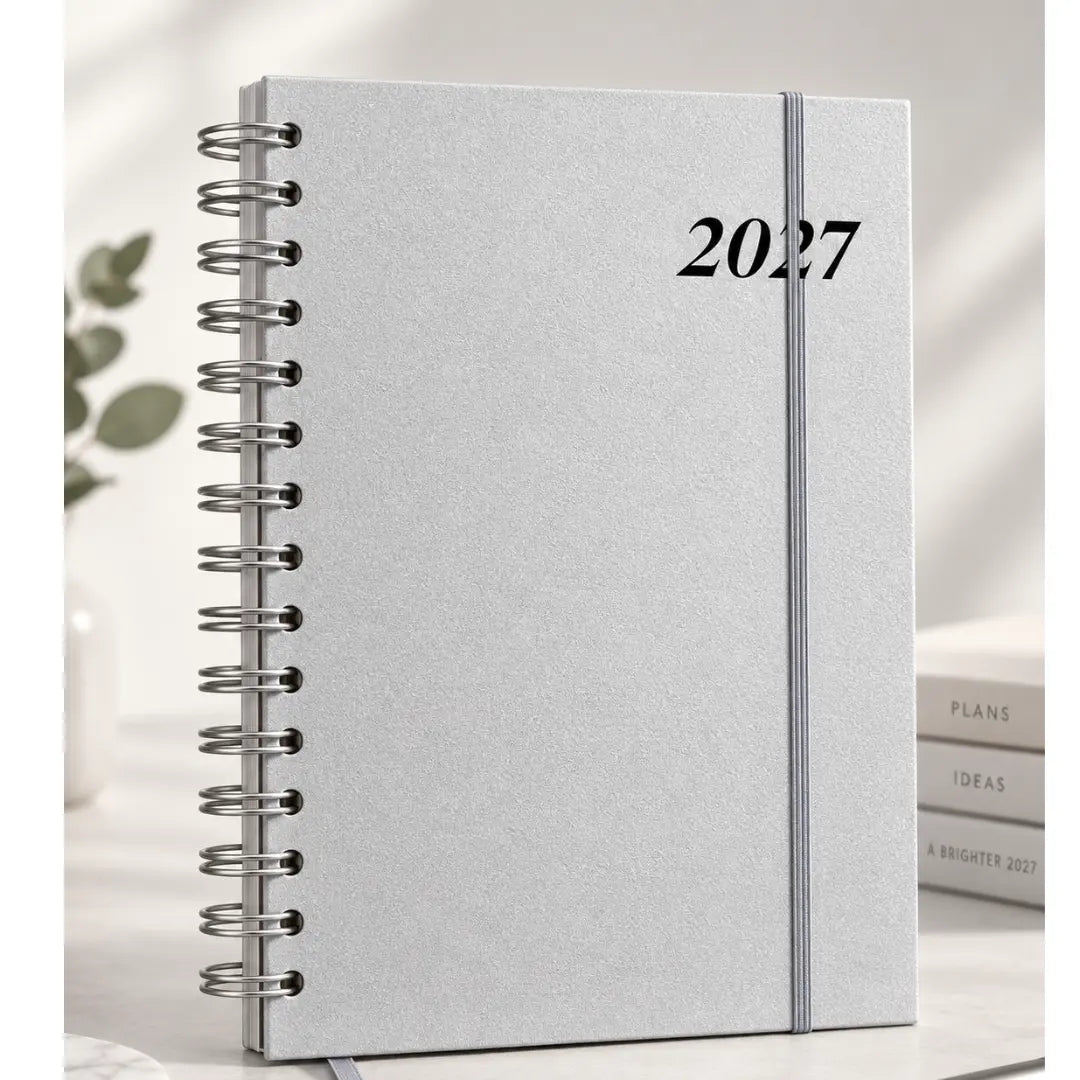 Agenda Planificador 2027 Caratula Gruesa Espiral A5