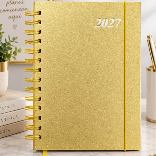 Agenda Planificador 2027 tamaño A5 tapa dura