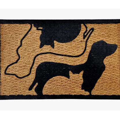 Alfombra para Entradas de Mimbre con Diseños Mascota