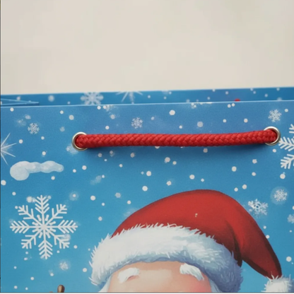 12 Bolsas De Regalo Navidad Pequeña 23*18cm Diseños Surtidos