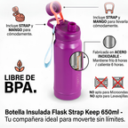 Botella Insulada Strap 650ml Keep