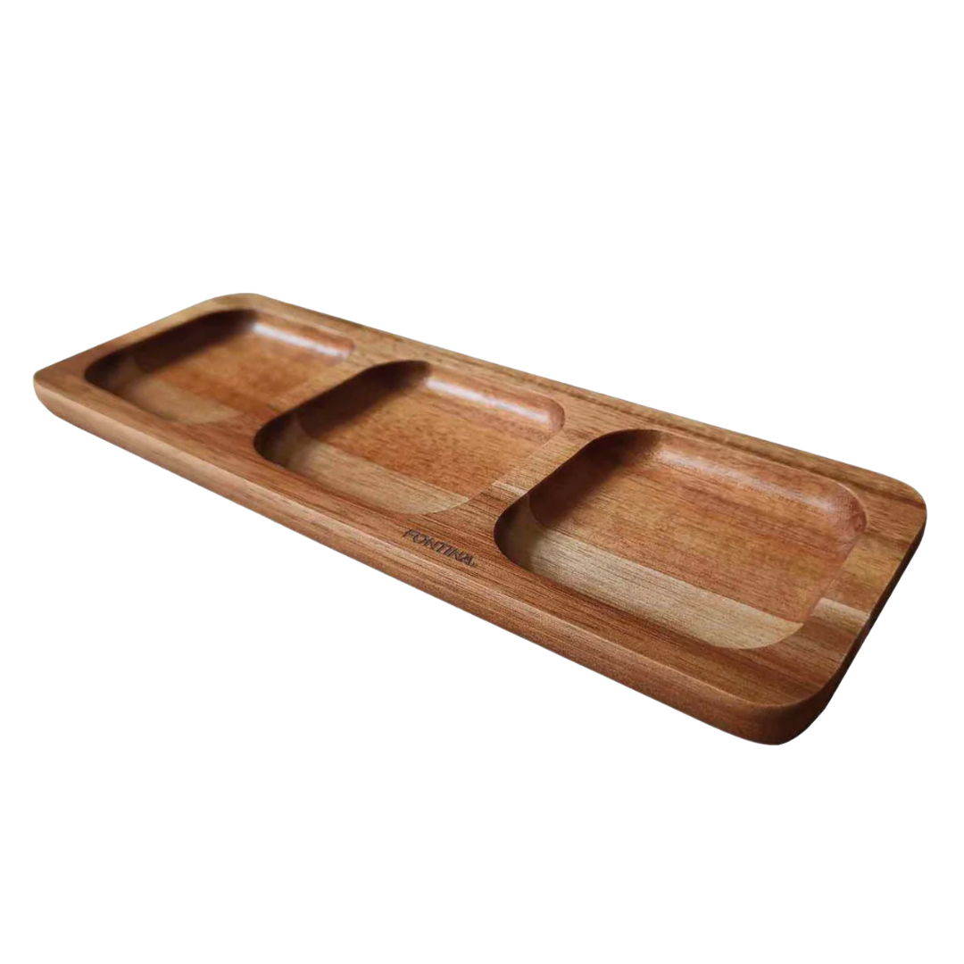 Bandeja Aperitivos de Madera Fontina 30 x 10 CM