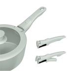 Bateria de Cocina 11 Piezas Moon Aluminio Forjado Snap On