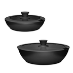Bateria de Cocina 11 Piezas Moon Aluminio Forjado Snap On