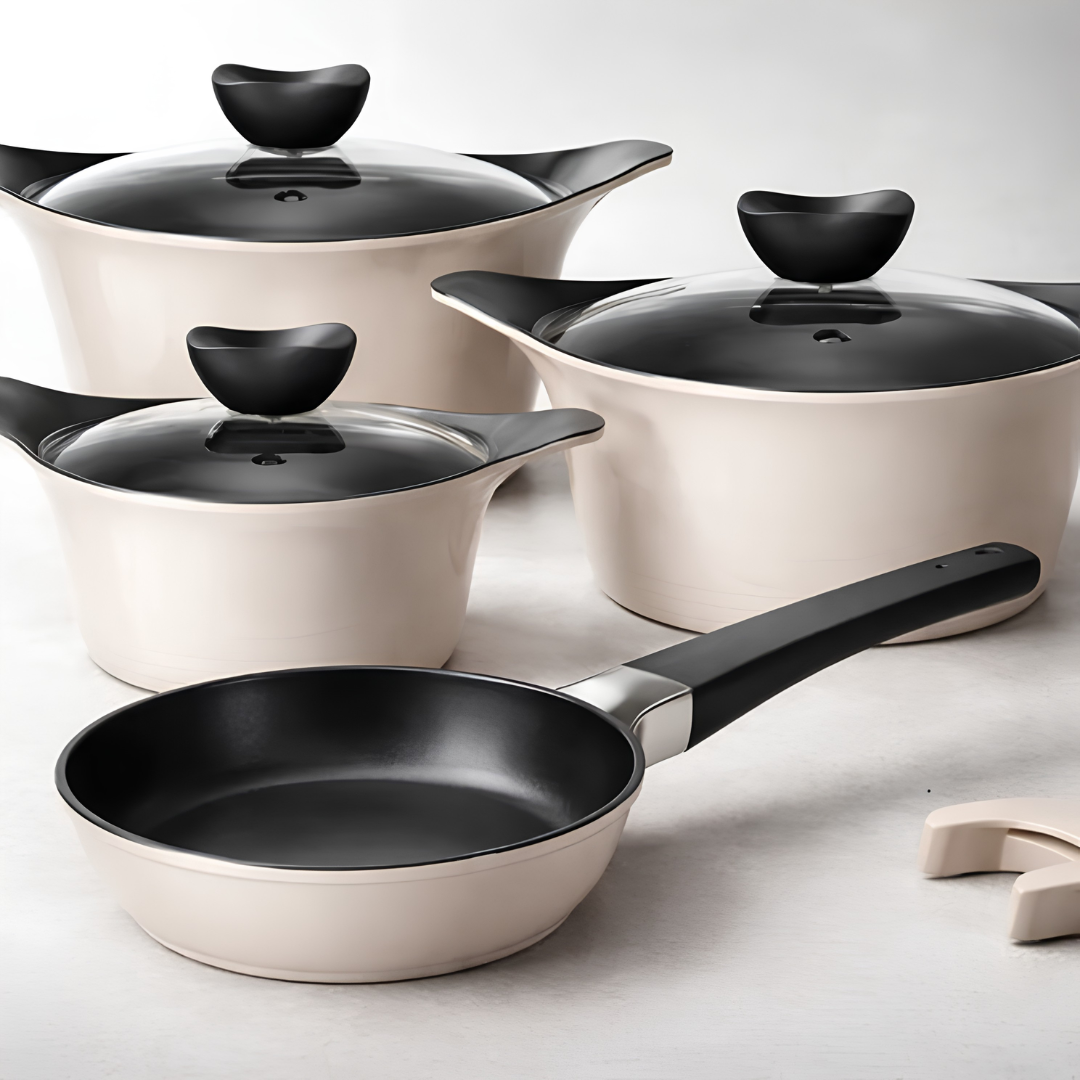 Batería de Cocina Aluminio Fundido 7 Piezas MOON