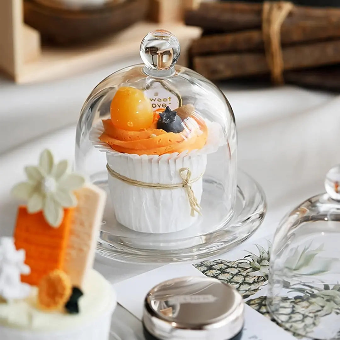Mantequillera de Vidrio con Tapa Domo | Porta Dulces Mini