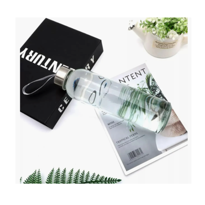Botella de Vidrio 600ml para Agua | Eco-Friendly y Elegante