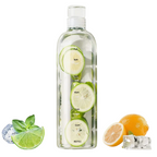 Botella de Agua de Vidrio con Horario 750 ML