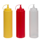 Botella Dispensadora Salsa 700 Ml Plástico (X3)