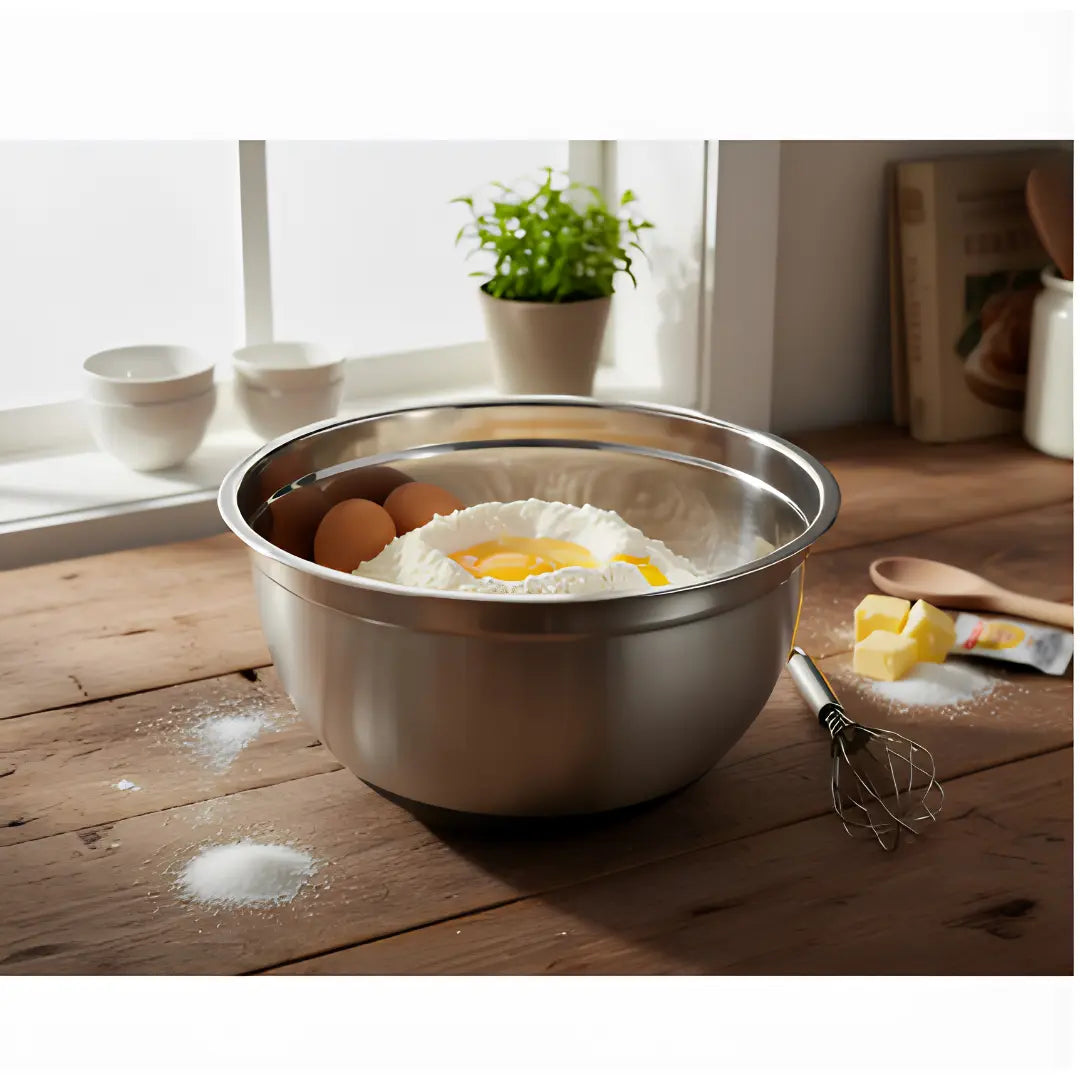 Bowl de Acero Inoxidable 29cm Cuiner Antideslizante 
