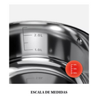 Olla Cacerola Wens 20 cm Acero Inoxidable 3.3 Litros