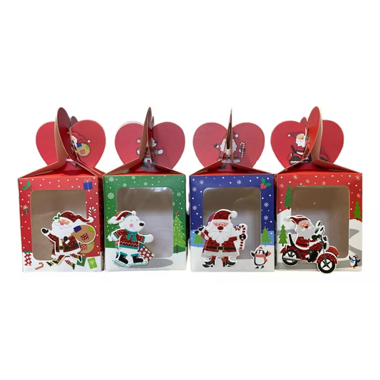 Set 12 Cajas para Regalos Navidad Chica (8*8*10)